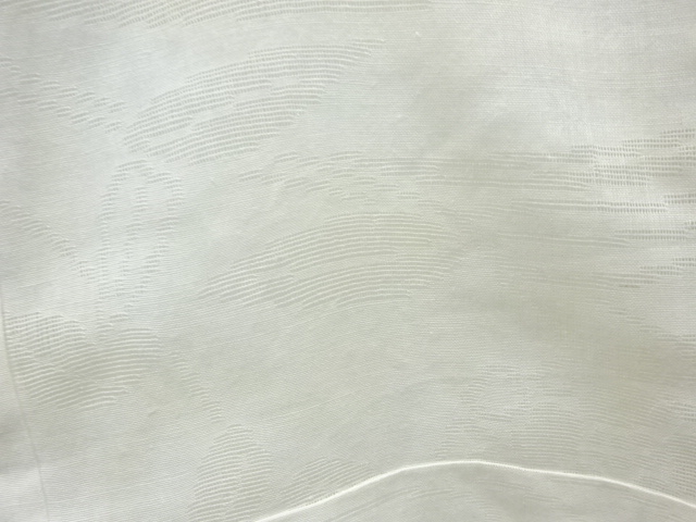  アンティーク　すかし織草花模様夏用長襦袢